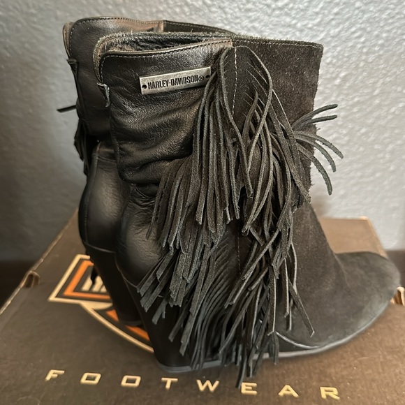 Harley Suede fringed booties - Picture 5 of 8